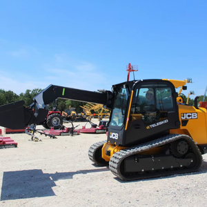 JCB 3TS-8T Teleskid Front Loader Skid Steer Crawler con núcleo de motor de bomba y componentes PLC Accesorios de calidad incluidos - Product Image 6