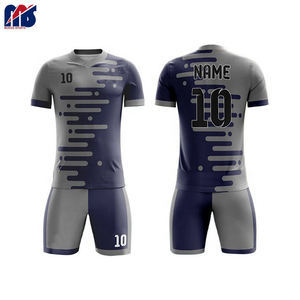 ชุดเล่นฟุตบอลผ้าโพลีเอสเตอร์แบบแห้งเร็วระบายอากาศได้ดีชุดเล่นโลโก้100% สำหรับผู้ชายมาใหม่ - Product Image 5