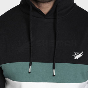 Venta al por mayor 100% sudaderas con capucha de algodón para hombre Venta caliente Servicio OEM Patrón sólido Cuello con capucha Estilo de invierno informal - Product Image 6