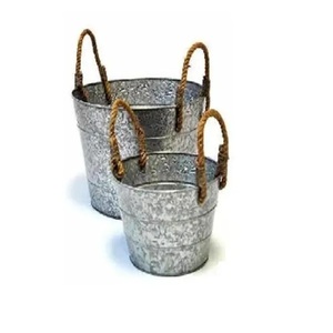 Galvanized Planters In new Design Metal garden Pots And Planters In Wholesale price new Look Metal garden Planters - Product Image 4