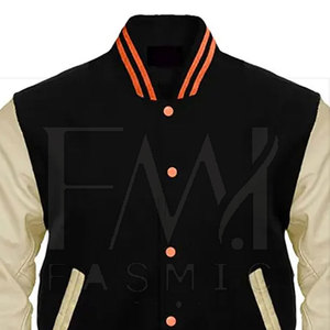 Top Selling Customizable Canvas Men's Regular Sleeve Letterman <b>Jacket</b> <b>Fleece</b> <b>Lining</b> Quick Dry Breathable Custom Logo for Winter - Product Image 4