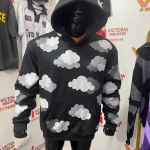 Sudadera con Capucha de Alta Calidad, 450 g/m², Estilo Vintage Francés, Unisex, 100% Algodón, Tejido de Ganchillo, Diseño Liso, Personalizable con Logotipo, Estilo Terry, Diseño en Blanco, Otoño - Product Image 1