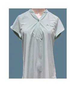 批发女性蕾丝衬衫短袖衬衫2022夏季女士普通话衣领衬衫越南制造