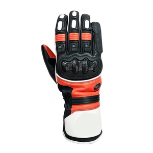 Gants de course de moto personnalisés pour les hommes Gants en cuir de qualité supérieure pour la moto Taux de gros disponible - Product Image 5