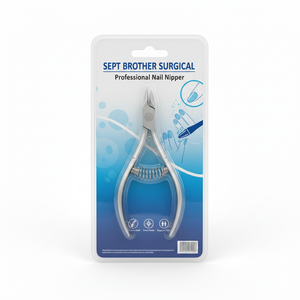 Cortauñas Quirúrgico de Acero Inoxidable de Grado Médico, Cortador de Huesos con Mango de Doble Resorte, Instrumento OEM - Product Image 5