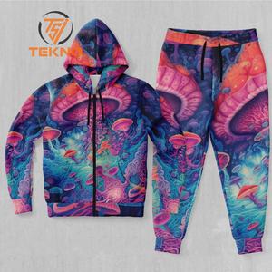 ชุดวอร์มการระเหิดของผู้ชายแบบพรีเมี่ยมเนื้อผ้าโพลีเอสเตอร์เนื้อเรียบกราฟิกตัวหนาและความสบายที่สมบูรณ์แบบสำหรับการออกกำลังกายหรือสวมใส่ทุกวัน - Product Image 3