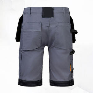 Pantalones cortos de carga para hombre grises y negros hechos a medida Servicio OEM con tamaño personalizado disponible Pantalones cortos de carga de trabajo para hombres - Product Image 4