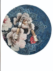 Napperons en nylon imperméables, jetables, antidérapants, lavables, faits à la main, imprimés de motifs de feuilles végétales, pour la maison et l'extérieur - Product Image 2