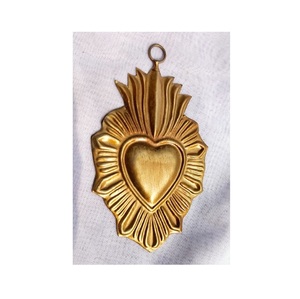 Corazón de Metal Colgante para Pared, Ornamental, Hermoso Sagrado Corazón, Magnífico para Decoración del Hogar - Product Image 4