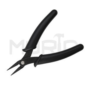 Pince à long bec à coupe latérale robuste pour les fabricants de bijoux et les amateurs d'artisanat nouveau produit bon marché avec poignée noire et al noir - Product Image 4