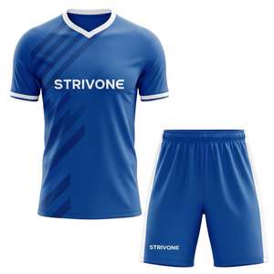 ชุดฟุตบอลของผู้ชายวัสดุระบายอากาศได้ดีมาใหม่ชุดฟุตบอลออกแบบโลโก้ได้ตามต้องการ - Product Image 4