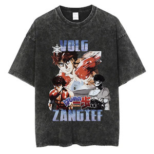 T-shirts streetwear pour hommes de haute qualité 100% coton, lavage à l'acide, avec options personnalisables, tissu écologique - Product Image 4