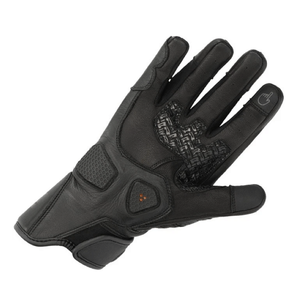 Guantes deportivos de cuero genuino para hombre para carreras de autos e invierno, protección vial impresa personalizada, ropa de motocicleta de cuero corto - Product Image 6