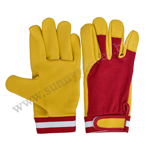 Gran oferta, venta al por mayor, guantes de seguridad/guantes de trabajo para conductores/guantes de montaje hechos de cuero de grano de vaca - Product Image 6