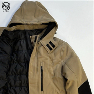 Chaqueta Softshell de Forro Polar Impermeable y Transpirable para Hombre con Capucha y Logotipo Personalizado, Éxito de Ventas en 2025 - Product Image 5