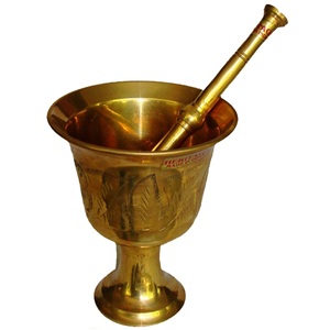 Indian Vendor Wholesale <b>Metal</b> Herb <b>Grinder</b> Mortar with Pestle Tool for Crushing Pills Herbs Vegetables Grinding - Product Image 6