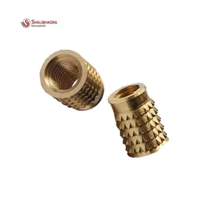 Good Quality Brass Multi Unheaded Insert Nickel Platted Golden Finish Brass Multi Unheaded Nut From Wholesale Supplier