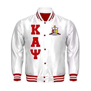 Fabricantes directos de fábrica Chaquetas de béisbol Personalizar material y colores Totalmente personalizable Chaqueta universitaria de calidad superior para hombres - Product Image 3