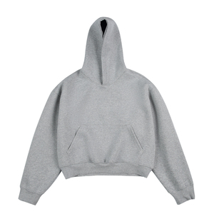 Sweat à capuche personnalisé en molleton 100 % coton biologique 400 GSM, coupe classique, respirant, écologique, pour l'hiver - Product Image 1