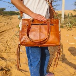 LW Hand Tooled Floral Print Cowhide Fur Leather Tote Bags Western Stylish Evening Bag And Tooled Clutch <b>Unique</b> Combo - Product Image 5