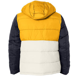 Chaquetas acolchadas para hombre, fabricante OEM, color block, ropa de calle, estilo acolchado, abrigo cálido de invierno, chaqueta acolchada para hombre - Product Image 3