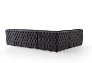 Meubles d'angle modulaires modernes inclinables, pliables, extensibles, convertibles avec rangement pour appartement, maison, bureau, salon, hall - Product Image 3