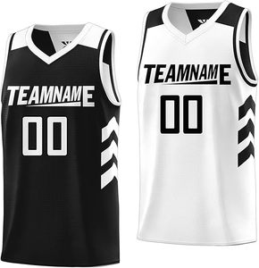 Camiseta de Baloncesto Personalizada Sublimada Reversible sin Mangas, Camisetas de Baloncesto para Equipo, Tallas Grandes, Transpirable, de Secado Rápido para Verano - Product Image 1