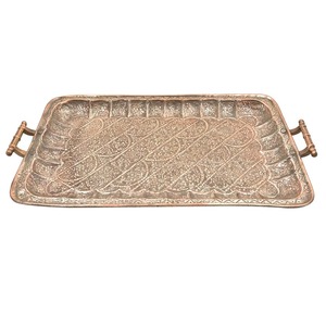 ถาดเสิร์ฟโลหะเคลือบสีทองโบราณเครื่องครัวคลาสสิกดีไซน์ใหม่ - Product Image 2