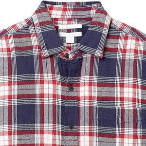 Camisas informales hechas en Pakistán de alta calidad, ropa de vestir ajustada de seda personalizada para hombre, tela de franela teñida con hilo de diseño profesional - Product Image 4