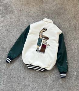 Chaquetas Varsity Personalizadas OEM 2026, Chaquetas Varsity Vintage al por Mayor, Unisex, con Parches de Chenilla y Logotipo Bordado - Product Image 5