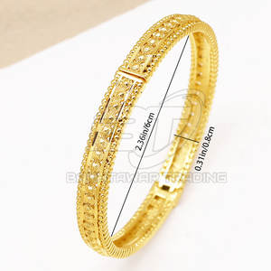 Gold Color Wedding <b>Bangles</b> In Adult Size Customized Wedding Festive Jewelry Pakistan Bridal <b>Bangles</b> - Product Image 3