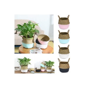 Cesta de algas marinas Buena calidad Hecho a mano Almacenamiento creativo Artesanía Diseños personalizados Fabricante de Vietnam - Product Image 2