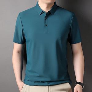 Camiseta Polo para hombre con impresión de logotipo personalizado, camiseta polo barata de tela tejida a precio de fábrica de la fábrica de Vietnam - Product Image 2