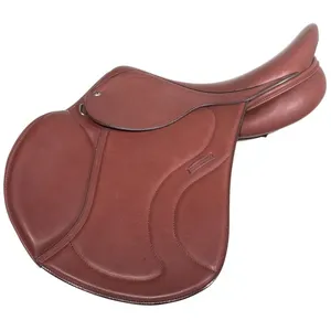 อานม้าอเนกประสงค์สำหรับกระโดดและแข่งขัน ยอดขายดีที่สุด หนังวัวคุณภาพพรีเมียม รับสกรีนโลโก้ อานม้าสำหรับเดรสสาจ - Product Image 1