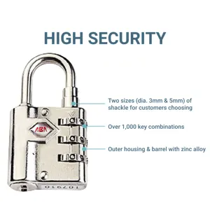 Heavy Duty 4 Digit Top Security Combination Padlock