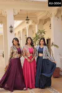 Secuencia tradicional india con bordado Trabajo Ocasión DE BODA Lehenga Choli con precio al por mayor Ropa india para mujer - Product Image 6