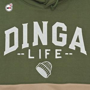 เสื้อฮู้ดผ้าฟลีซผ้าฝ้ายพิมพ์ลาย2โทนสีแบบพรีเมียมปักลายสำหรับฤดูหนาว - Product Image 6