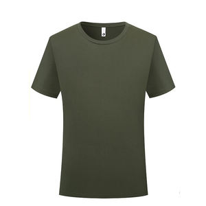 T-shirts imperméables en coton super fibre résistant à l'eau et au lait, au café T-shirt uni vierge en coton imperméable pour hommes - Product Image 3