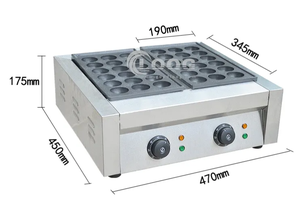 Коммерческое кухонное оборудование, электрический производитель <span class=keywords><strong>Takoyaki</strong></span>, <span class=keywords><strong>2</strong></span> пластины, Завод по продаже - Product Image 4