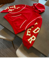 Sweat-shirts unisexes surdimensionnés personnalisés de qualité supérieure pour impression en relief, technique d'appliqué cousue main, douceur et confort, vêtements décontractés vintage
