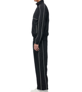 Chándal cortavientos de color sólido para hombre, ropa deportiva con logotipo personalizado OEM/ODM con bolsillos, chándales ligeros de nailon 100% para hombre - Product Image 5