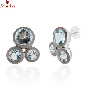 Dainty Handmade 925 sterling silver <b>amethyst</b> stone black oxidized <b>stud</b> <b>earrings</b> for girls beautiful jewelry - Product Image 2