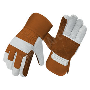 ถุงมือเชื่อมหนังวัวแท้แบบหนาพิเศษ เสริมความแข็งแรงเพื่อความปลอดภัยในงานอุตสาหกรรม แห้งเร็ว ป้องกันไฟฟ้าสถิต ป้องกันมือสำหรับช่าง - Product Image 3