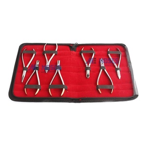 Juego de 7 Piezas de Alicates de Ortodoncia Surtidos, Cortador Distal TC, Herramientas Dentales Manuales, Cuidado Dental, Kit de Instrumentos de Ortodoncia - Product Image 2