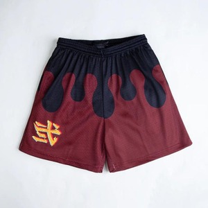 Pantalones cortos por sublimación completa a granel Pantalones cortos de rendimiento con estampado completo vibrante para deportes y fitness - Product Image 6