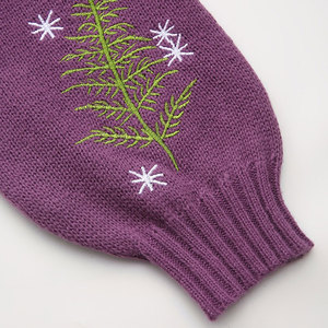Cárdigan de Punto Premium con Cuello en V, Bordado, Cierre de Botones, Logotipo Personalizado, Tejido Suave de Algodón y Lana, Estilo Casual para Invierno - Product Image 5