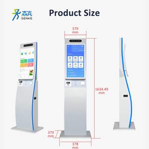 Senke 23.6 32 pouces auto caisse Service kiosque écran tactile Terminal Machine carte problème intelligent pour hôtel banque - Product Image 5