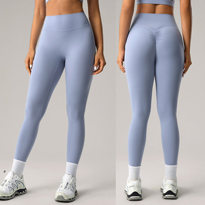 กางเกงโยคะสำหรับผู้หญิงกางเกงเลคกิ้งกีฬากางเกงวิ่งฟิตเนสยกสะโพก - Product Image 2