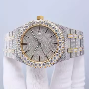 41MM Hip Hop Buss Down Relojes mecánicos Pass Tester Vvs Moissanite Diamond Watch Iced Out Reloj de lujo para hombres Mujeres - Product Image 4