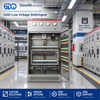 Armoire de distribution d'énergie basse tension GGD certifiée CQC, protection IP40 en métal pour projets industriels et commerciaux